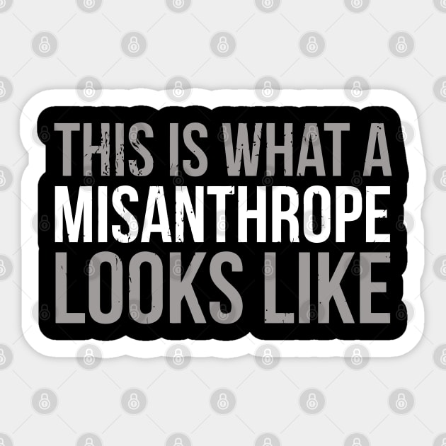 Misanthrope Sticker by tanambos